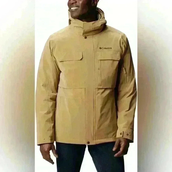 Columbia Mens Thurston Hills Interchange 3-in-1 Jacket Delta Size XXL - Picture 1 of 16